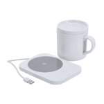 Calentador Tazas Cargador Wasoox BLANCO